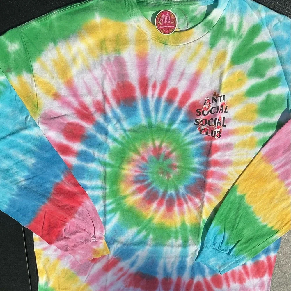 Anti Social Social Club Kids Tie-Dye Long-sleeve T-Shirt - Picture 3 of 6